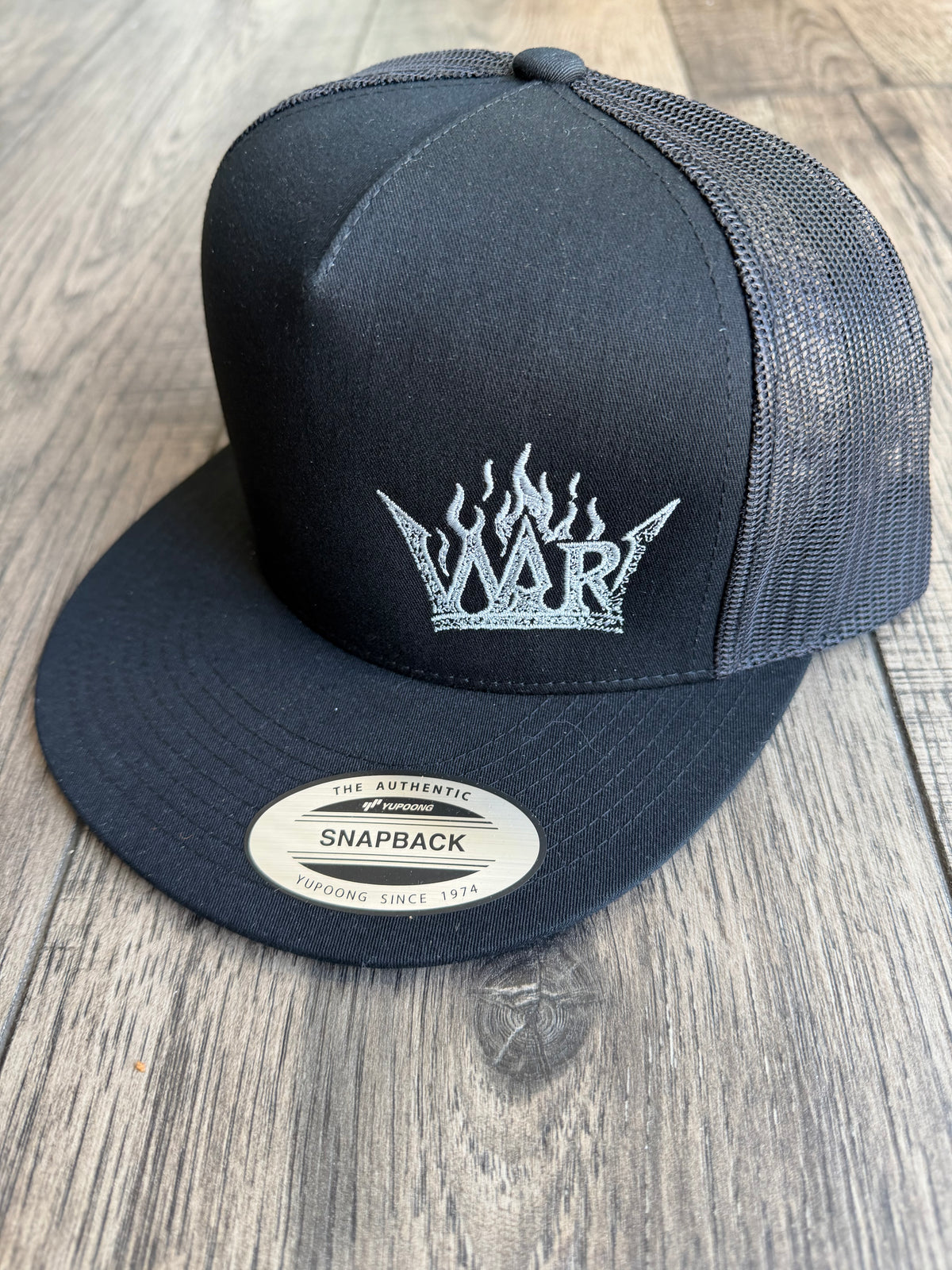 The Flaming Crown Trucker Hat