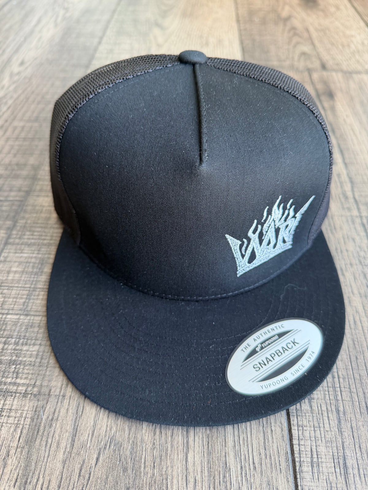 The Flaming Crown Trucker Hat